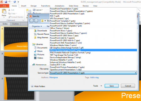 How to Export your PowerPoint Slides to Images