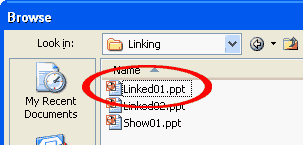 powerpoint links