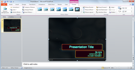 chalkboard effect powerpoint