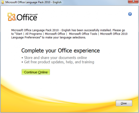 Install Microsoft Powerpoint on Installing Microsoft Office Language Pack 2010   Powerpoint