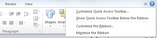 quick access