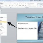 Business slide example How to duplicate slides in PowerPoint 2010