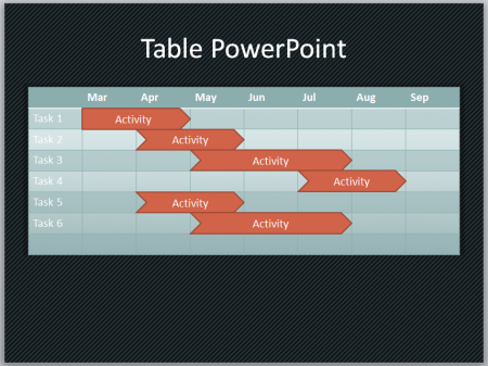  Timeline Template on Timeline Using Shapes And Tables In Powerpoint   Powerpoint