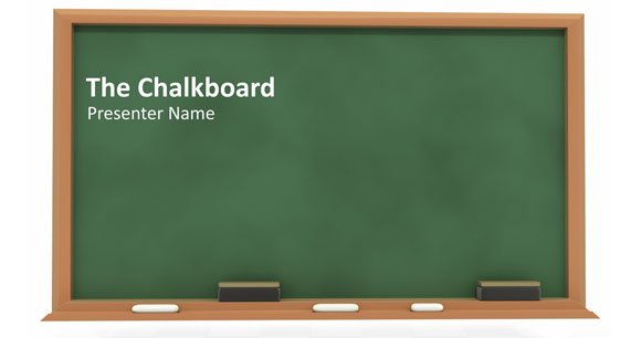 How To Create A Simple Powerpoint Blackboard Presentation Powerpoint Presentation Chalkboard Powerpoint Template Free