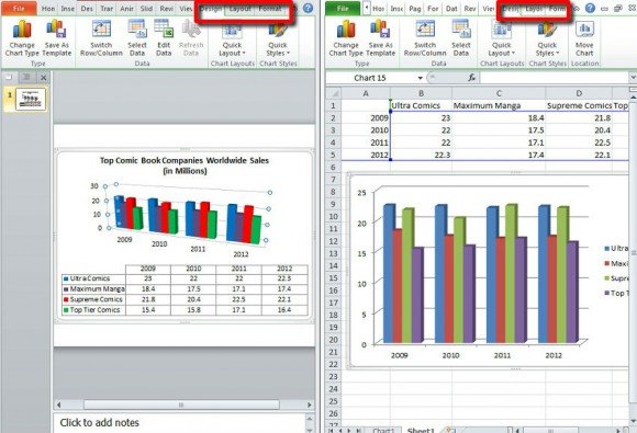 excel charts and graphs templates