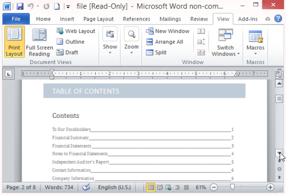 how to make a financial report