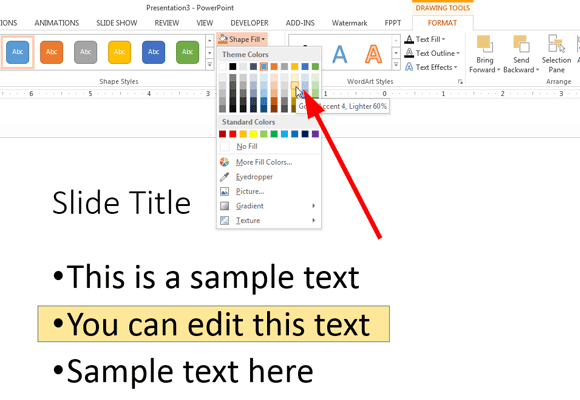 how to highlight a picture in powerpoint