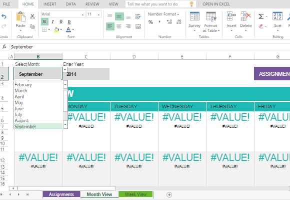 Free homework tracker template