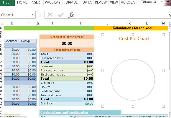 How do you create a lawn care bid template?