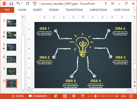 create a ppt template