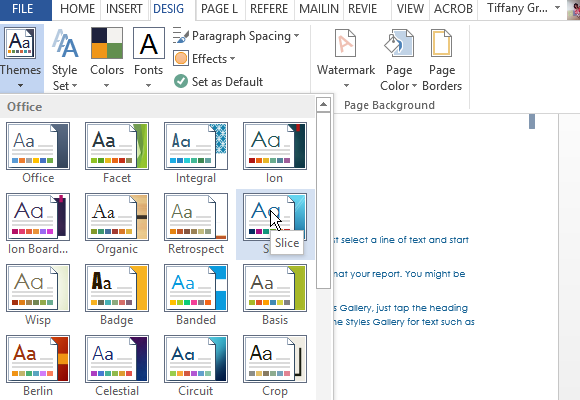 facet theme powerpoint