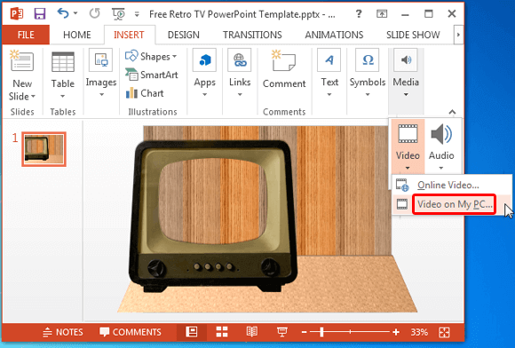 tv powerpoint templates