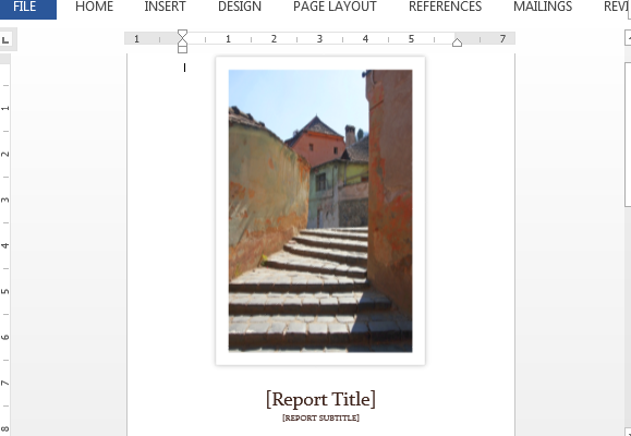 student report template word