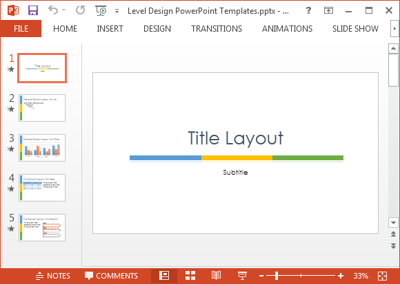 design a powerpoint template