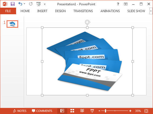 business card template powerpoint