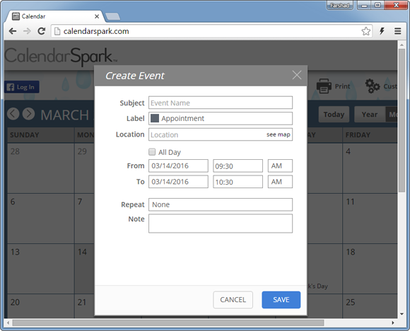 make an event calendar calendarspark create printable calendar with personal events make an event calendar calendarspark create printable calendar with personal events