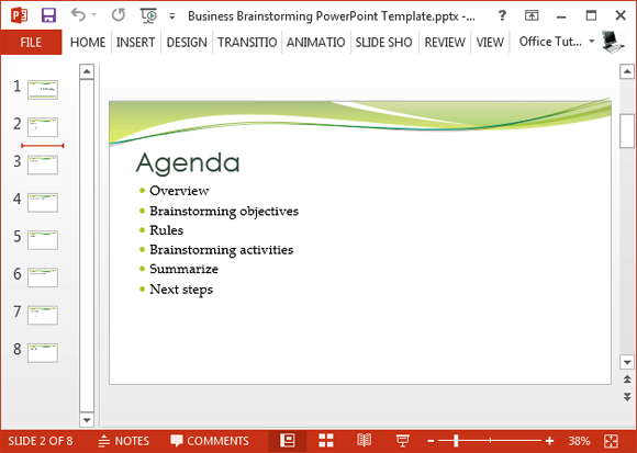 free brainstorm template