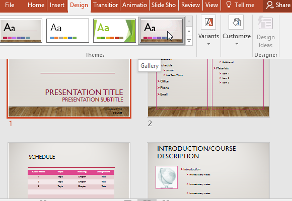 College powerpoint presentations picture