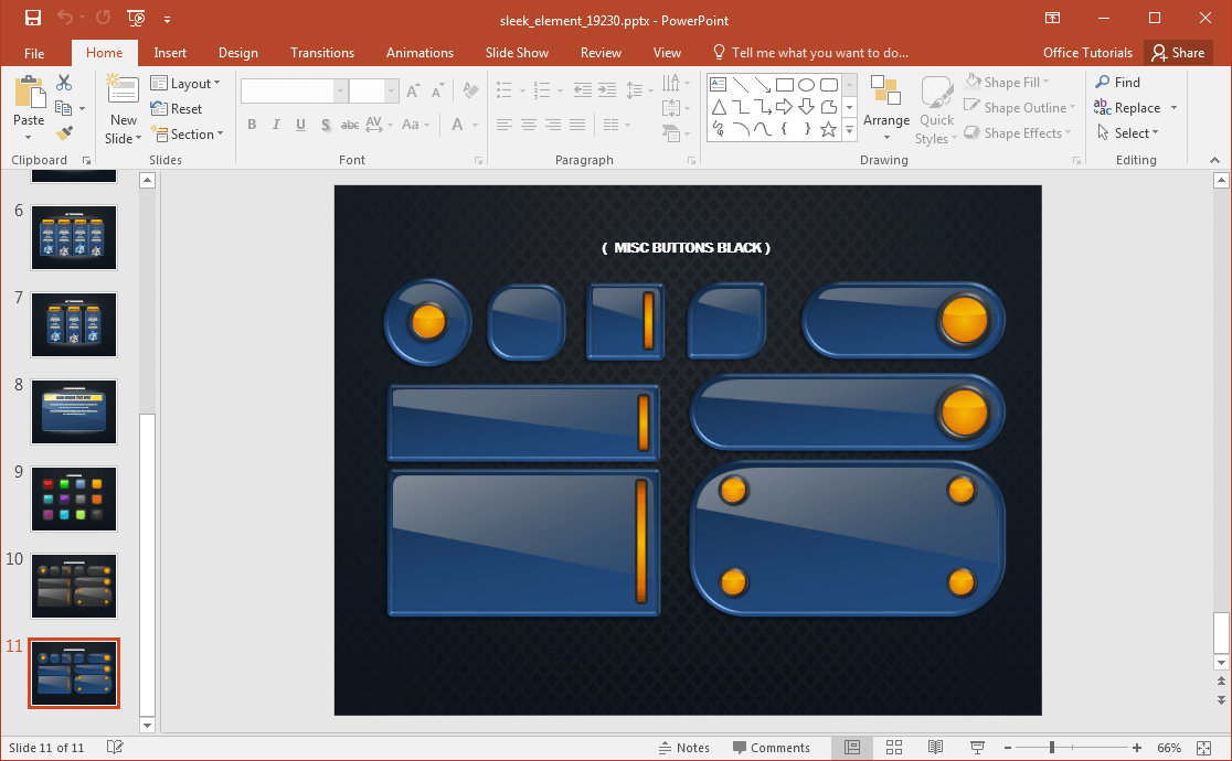 sleek powerpoint templates