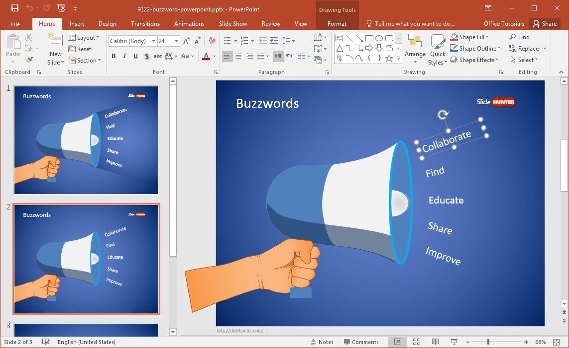 powerpoint replace template