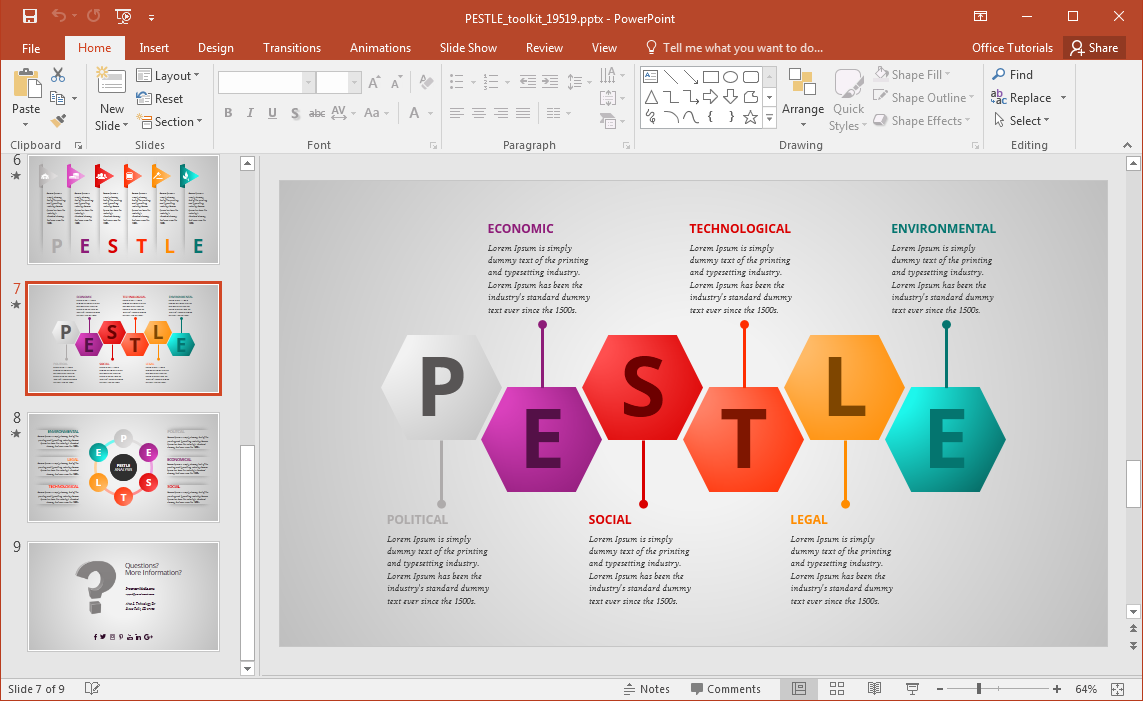 Animated PESTLE Analysis Presentation Template For PowerPoint animated-pestle-analysis-presentation-template-for-powerpoint