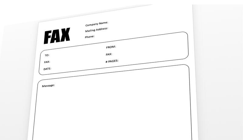 coversheet template