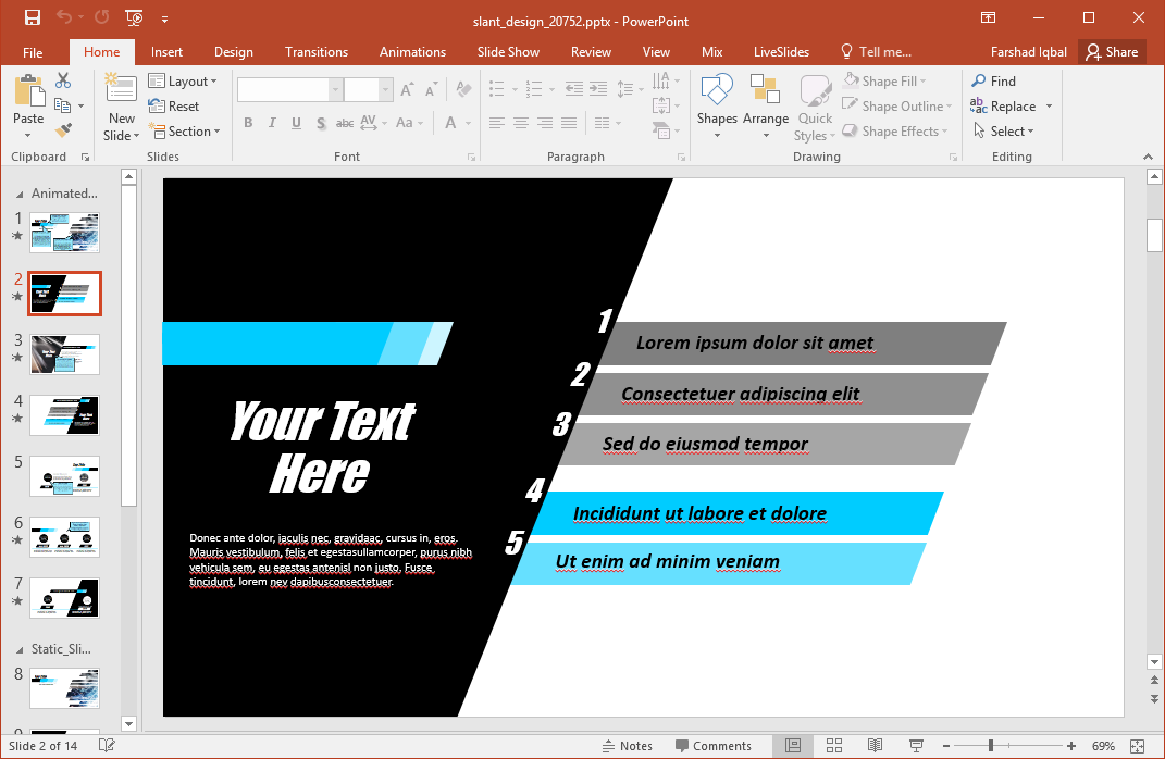 Animated Slant Designs For Powerpoint | animated slant design powerpoint template Animated Slant Designs For Powerpoint | animated slant design powerpoint template