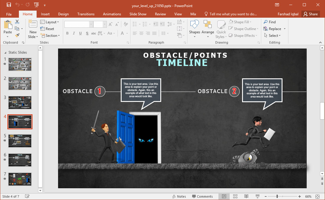 animated-video-game-powerpoint-template