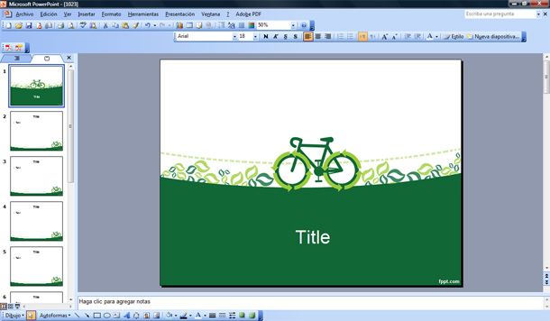 cycle to work powerpoint template microsoft timeline template