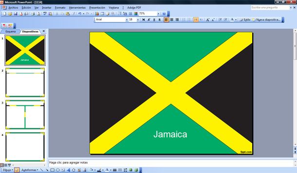 flag of jamaica powerpoint creating email templates