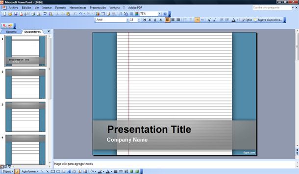 College Ruled Lined Paper Template Word 2007