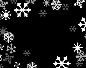 Snow Flakes Power Point Template