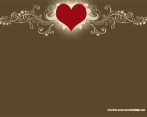 Powerpoint Background Designs on Cool Heart Powerpoint Design   Free Powerpoint Templates