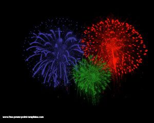 Animation  Powerpoint on Celebration Fireworks Powerpoint   Free Powerpoint Templates