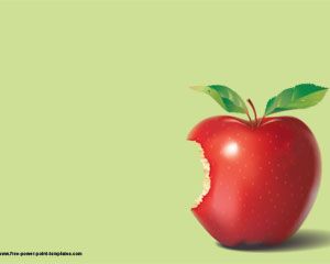 Graphic Arts Design on Fruit Apple Powerpoint Template Ppt Powerpoint Slide Graphics   Free