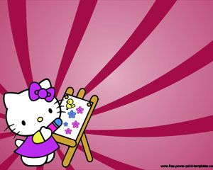 Hello Kitty Painting PPT