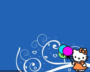 Hello Kitty Princess Powerpoint Template