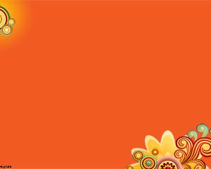 Powerpoint Presentation Backgrounds on Powerpoint Featuring An Orange Background With Some Circles And Curve