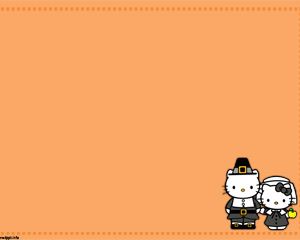 Hello Kitty Thanksgiving PPT