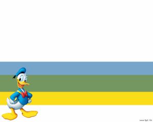 Plantilla PowerPoint Pato Donald PPT Template