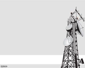   on Communications Antenna Ppt   Free Powerpoint Templates
