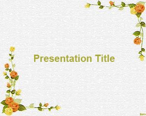 Powerpoint Slide Designs on For Powerpoint With Flower Design In The Slide Design That You Can