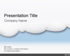 Cloud Computing  on Cloud Computing Powerpoint Template   Free Powerpoint Templates