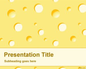Powerpoint  Free on Cheese Powerpoint Template   Free Powerpoint Templates