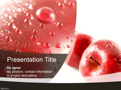 Power Point  Free on Fruit Powerpoint Templates For Presentations   Free Powerpoint