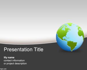 Free Powerpoint Themes on Geography Powerpoint Template   Free Powerpoint Templates