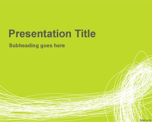 Powerpoint Free Downloads on Free Green Scribble Design For Powerpoint That You Can Download As An