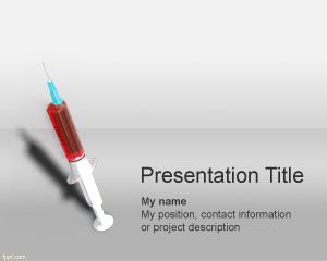 Syringe Powerpoint Template