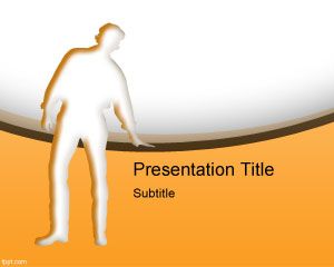 Power Point  on Support Powerpoint Template   Free Powerpoint Templates