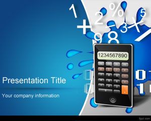 Math Numbers PowerPoint Template